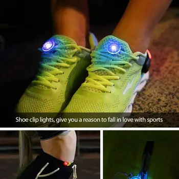 Mini LED Běžící Světlo Venkovní Multifunkční Mini Noční Běh Výstražné Světlo, Chůze, Jogging Světelný Boty Klip Světlo