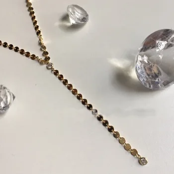 Multi-vrstva ručně jedné vrstvě zdobený dlouhý krk s drahokamu střapcem přívěsek náhrdelník límec klíční kost řetěz móda