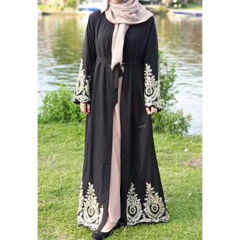Muslimské Hidžáb Šaty Turecké Saúdská Arábie Africké Šaty Pro Ženy Kaftan Župan Islámu Oblečení Kaftan Dubaj Abaya Kimono Cardigan