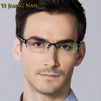 Muži Gafas Oculos Nikl Čistý Titan Ultralehký Předpis Optické Brýle Rám Značky Značkové Brýle Mužské Brýle