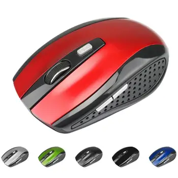 Nastavitelné DPI Myš, 6 Tlačítek, Optická Herní Myš Gamer Bezdrátové Myši S USB Přijímačem Pro Počítače PC 2.4 GHz Bezdrátová Myš