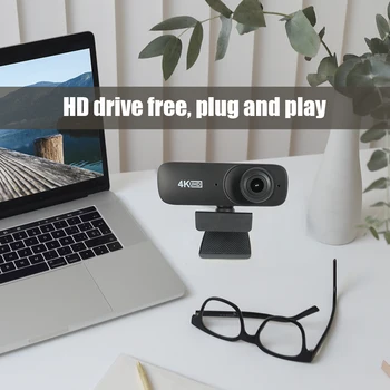 Nejlepší C170 2160P Webcam 4K UHD 3840*2160P Web Cam 800W Pixelů Počítač Kamery 120° Široký Úhel Webové Kamery s Mikrofonem