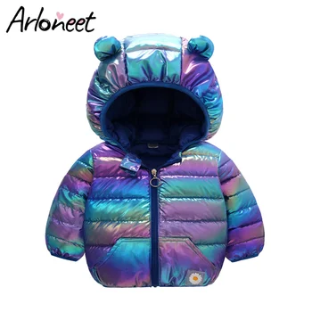 Novorozence Baby Boy Girl Zimní Bundy Solid Color Kabát S Kapucí S Kapsou Na Zip Svrchní Oblečení Dětské Oblečení 3 6 9 12 18 Měsíců