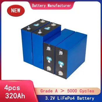 NOVÉ 3,2 V 320Ah Lifepo4 Baterie Stupeň 48V 310AH Dobíjecí Baterie Pack pro RV Solární Systém pro Uchovávání Energie NÁS ZDARMA Shippiing