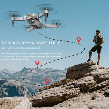 Nové 88 UAV RC Drone Skládací s 4K HD Kamera Letecké Snímkování Čtyři Osy Letadla Dálkové Ovládání Dron Globální Popullar Hračka Dárek