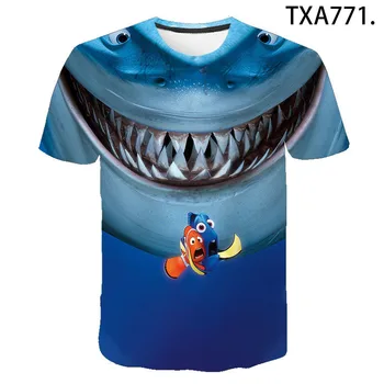 Nové Letní Film hledá se Nemo 3D T shirt Muži Ženy a Děti Móda Streetwear Chlapec Dívka Děti Tištěné T-shirt Cool Topy Tee