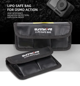 Nové LiPo Baterie Výbuchu-důkaz, Ochranné Pouzdro, Baterie Oddělený Úložný Box pro DJI OSMO Akční Kamera Akční Baterie Taška