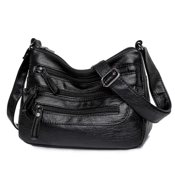 Nové Módní Měkké Kožené tašky ženy, Tašky přes rameno, Luxusní Kabelky, Dámské kabelky Návrhář Crossbody Tašky pro Ženy 2021 Messenger Bag