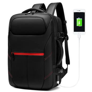 Nové pánské Cestovní Batoh rozšiřitelná velká kapacita pánské Mozilla taška USB nabíjecí 15.6 palcový Notebook, Batoh vodotěsný