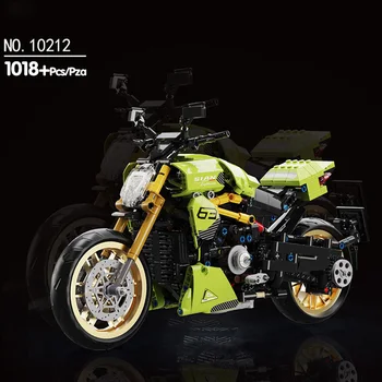 Nový High-Tech MOC Ducaties Panigale V4 R Can-Am Spyder F3-S Stavební Bloky Super Motocykl Model Cihly Hračky pro Děti Dárky