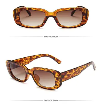 NOVÝ Malý Obdélník, sluneční Brýle, Ženy Značky Designer Vintage Značka Designer Náměstí Sluneční Brýle Odstíny Žena UV400