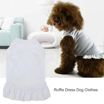 Nový Styl Módní Cool Dog Sukně Kolem Krku chovatelství Plná Barva Prohrábnout Měkké Psy Oblečení pro Party Produkty, Příslušenství