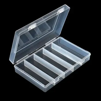 Obdélníkový průhledný Plastový Úložný Box Kolekce Případě Protector pro 100ks 27mm/30mm Mince Tobolek Držitel nebo 5ks 27 mm Mincovní Trubice