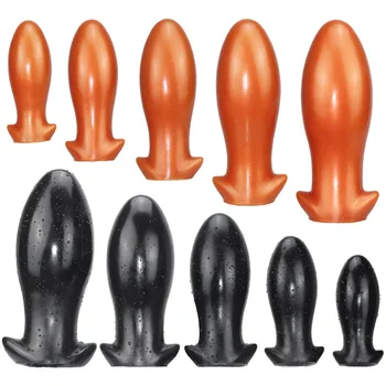 Obrovský anální plug buttplug erotické produkty pro dospělé 18 silikonové zátky velký anální kolík, anální kuličky, vaginální anální expandéry bdsm hračky