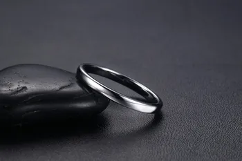 Ocelové titanové pánské prsten vintage plné hladké titanové oceli prsten Evropské a Americké pánské prsten z nerezové oceli, černá