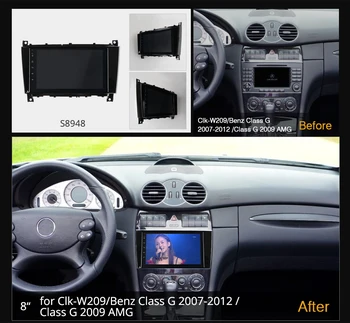 Ownice K7 Android 10 Auto Multimediální Rádio pro clk-W209/Benz Třídy G 2007-2012 / 2009 AMG Video 6G+128 G Koaxiální HDMI 4G LTE 360
