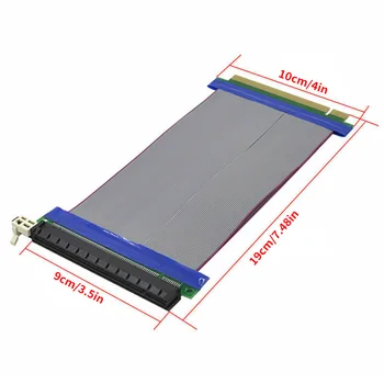 PCIe 16X PCI Express PCI-E 16X až 16X Riser Extender Kartu Adaptér Flexibilní Kabel