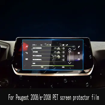 PET screen protector film Pro Peugeot 2008/e-2008 10 Palcový 2020 gps navigace