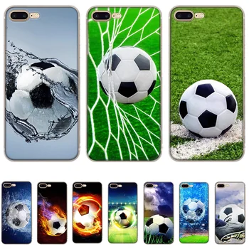 Pevný kryt pouzdro pro iPhone 4 5C 6 6S Plus pro iPhone 11 Pro Max Xs Max Roztomilý Kryt módní Fotbalový Míč