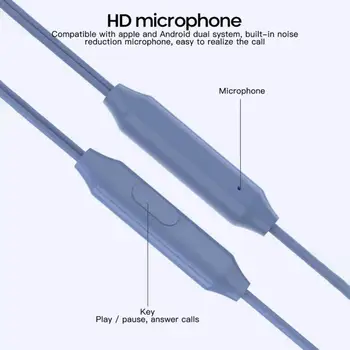 Pohodlné Kabelové Spát HeadsetEarphone 3,5 mm V Uchu-Drátová Sluchátka S Mic Vzdálené Sluchátka Pro Pubg Poslouchat Pozice Žádný Hluk