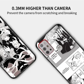 Pouzdro Pro Moto G9 Plus Caso Obal na Mobil pro Motorola Jedna Fusion Hyper Edge Plus Shell TPU Fundas Tokyo Pomsta Manga