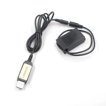 Power Bank QC USB kabel adaptér + EP-5C dc spojka EN-EL20 ENEL20 figuríny baterie pro Nikon 1J1 1J2 1J3 1S1 1AW1 1V3 p1000