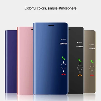 Pro Samsung M31S Pouzdro Flip Mirror Stát Telefon Pouzdro Pro Samsung Galaxy M31S Zadní Kryt Luxusní M 31 M31 S Ochranné pouzdro