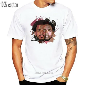 Pánské Kendrick Lamar & J. Cole T-shirt Nové cool Pánské Módní Krátký Rukáv T Shirt Pánské Topy O-Neck Košile Top Tee streetwear