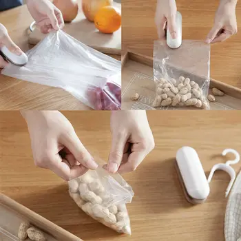 Přenosný Tepla Tmelem Plastové Balení Bag Mini Uzavírací Zařízení Praktický Štítek A Těsnění Pro Potraviny, Občerstvení Kuchyňské Doplňky #5