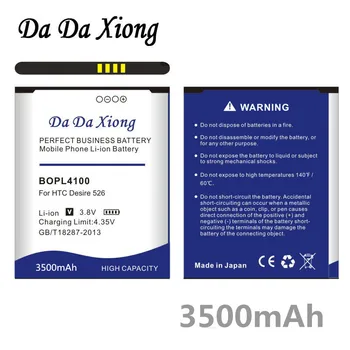 Původní Da Da Xiong 3500mAh BOPL4100 BOPM3100 Baterie pro HTC Desire 526 526G 526G+ Dual SIM D526h