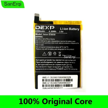 Původní Pro DEXP Ixion ES650 Baterie Bateria ES 650 2200mAh Batterie Akumulátor AKKU