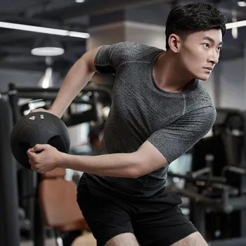 Původní youpin mijia pánské vysoce elastické sportovní kompresní tričko hladké cool s krátkým rukávem pánské fitness běžecké svetr smart