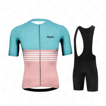 Ralvpha Cyklistický Dres 2021 Tým Letní Cyklistické Oblečení Obleky Nové MTB Cyklistické Bib Šortky Sady Triatlon Kolo Kit Ropa Ciclismo