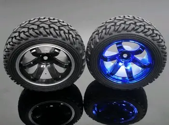 RC Model hračky kola, gumové pneumatiky DIY inteligentní auto, kolo 75MM vysoce kvalitní velké tření robot volant +Šest úhel spojky