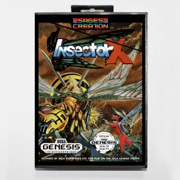 Sektor-X 16bit MD Karetní Hra Pro Sega Mega Drive/ Genesis s Retail Box