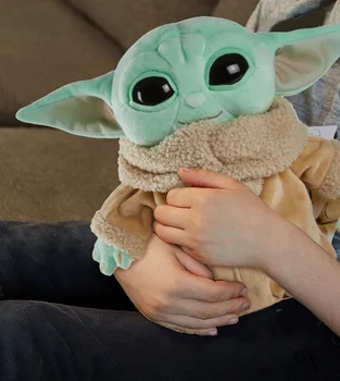 Star Wars Dítě Yoda Plyšová Hračka Mandalorianské Yoda Měkké Plněné Hračky Pro Panenky Baby Děti Dárek