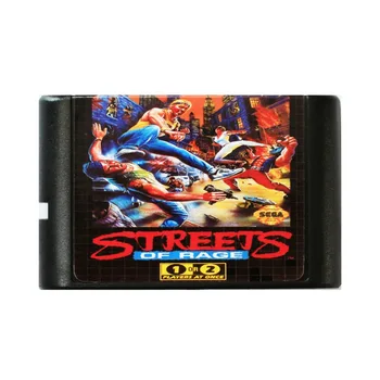 Streets Of Rage 16 bit MD Karetní Hra Pro Sega Mega Drive Pro SEGA Genesis