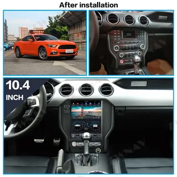 Tesla Obrazovce Android Video Přehrávač Pro Ford Mustang 2016 2017 2018 2019 GPS Rádiový Přijímač, Audio Stereo Multimediální hlavní Jednotky