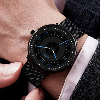 Ultra-tenké pánské hodinky nejprodávanější nerezové oceli muži sportovní hodinky módní ležérní podnikání pánské hodinky quartz hodinky muži