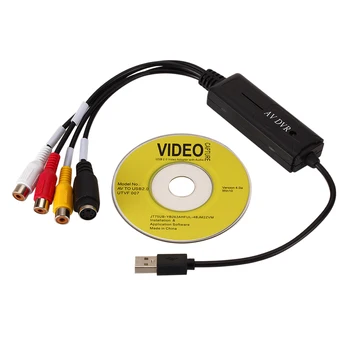 USB 2.0 Video zachytávací Karty USB / AV S RCA Převodník Adaptér pro TV, DVD, Počítač, Video, Tuner, Recorder Box HD Video