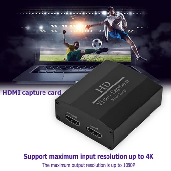 Video Capture Card Record Box 4K USB na HDMI-kompatibilní s Smyčku Z Úřadu Péče Počítačového vybavení pro PC, Mobilní Telefon