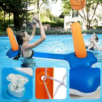 Vodní Nafukovací Hračka Bazén Basketbal Volejbal Házená PVC Plast Nylon Mesh Vodní Koule Play Model, Nastavit pro Dospělé Chi
