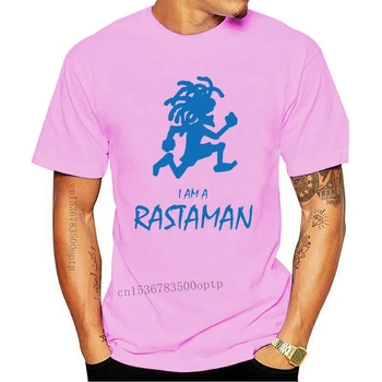 Vtipná Trička Posádky Krk Krátké-SleeveI jsem Rastaman Rastafari Reggae T-Shirt Tištěné t košile Muži tričko Ležérní Topy