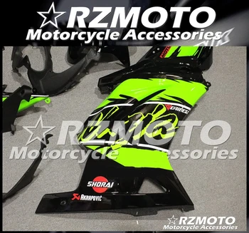 Vysoce kvalitní Nové ABS Motocykl Plná Kapotáž Kit fit pro Kawasaki Ninja EX250 2008 2009 2010 2011 2012 250R Zelená Černá Pohodě