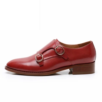 Yinzo Ženy Pravé Kůže Byty Oxford Boty Žena Tenisky lady Vintage střevíce obuv pro Ženy, ruční práce 2021 jaře