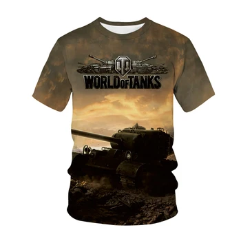Značka Oblečení Tanku T-shirt Pánské Vojenské Funny T-shirt War tričko 3D Tričko Tisk pánská Letní Módní Slim Top