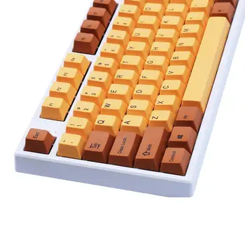 Čokoláda PBT keycap barvivo sublimuje 108/130 klávesy, mechanická klávesnice, cherry profil Pro Cherry/Filcos/Ikbc prodávat Pouze poškrabané