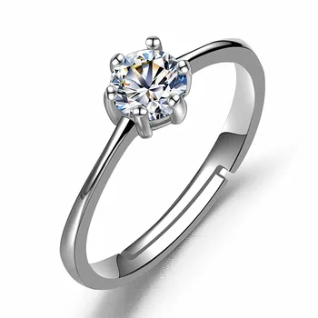 Šperky 925 Sterling Silver Moissanite prsteny Pro Ženy retro Zásnubní Pár snubní Prsten Šperky sady odpovídající pro páry