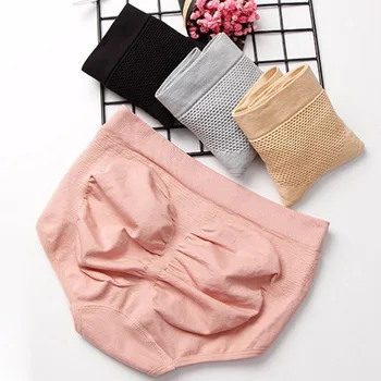 Žena Elastické Bezešvé Prádlo 3D Design push up Zeštíhlující Kalhotky Ženy Vysoké Pasu Krátké Kalhoty Dámské Bezešvé Krátké