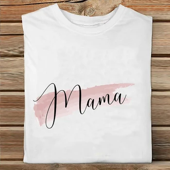 Ženy Krátký Rukáv Dopis, Mama Matka Matka Akvarel Rádi Módní Oblečení, Tisk Tričko Ženy Tričko Top Ladies Graphic T-shirt